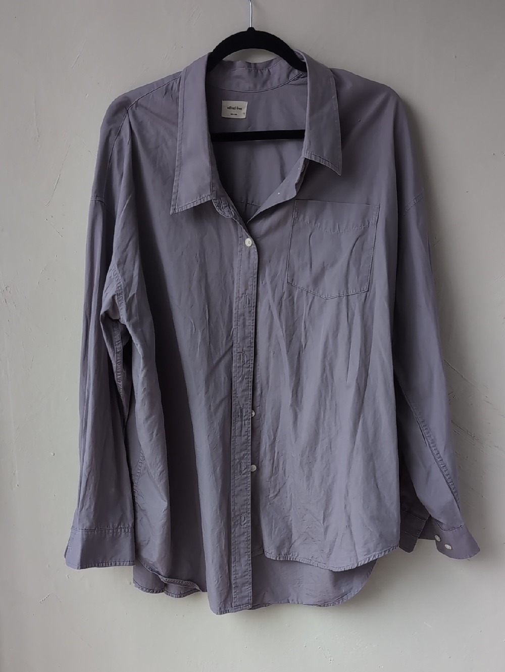 Wilfred Lavender Button-Up Blouse